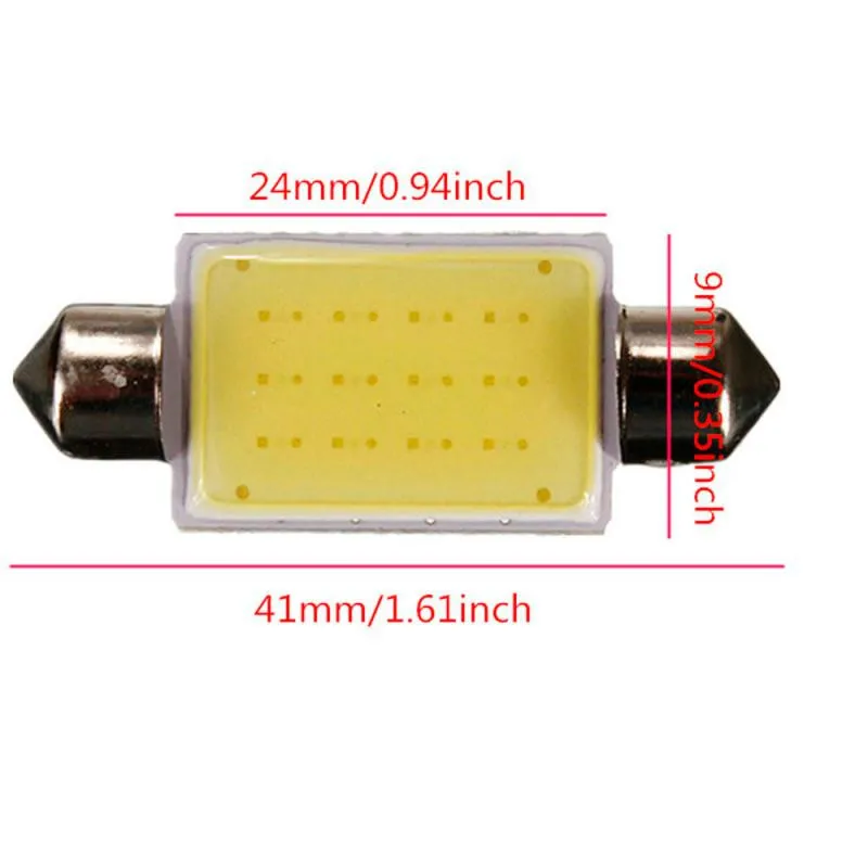 

20Pcs Super Bright 36mm 24V C5W COB Dome Festoon 12LED Car Bulb Auto Bulb Interior Light Lamps Reading Light LED parking Lamp