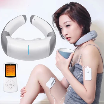

3D Wireless Remote Control Cervical Vertebra Massager Neck Therapy Massage Hot Timing Treatment Instrument
