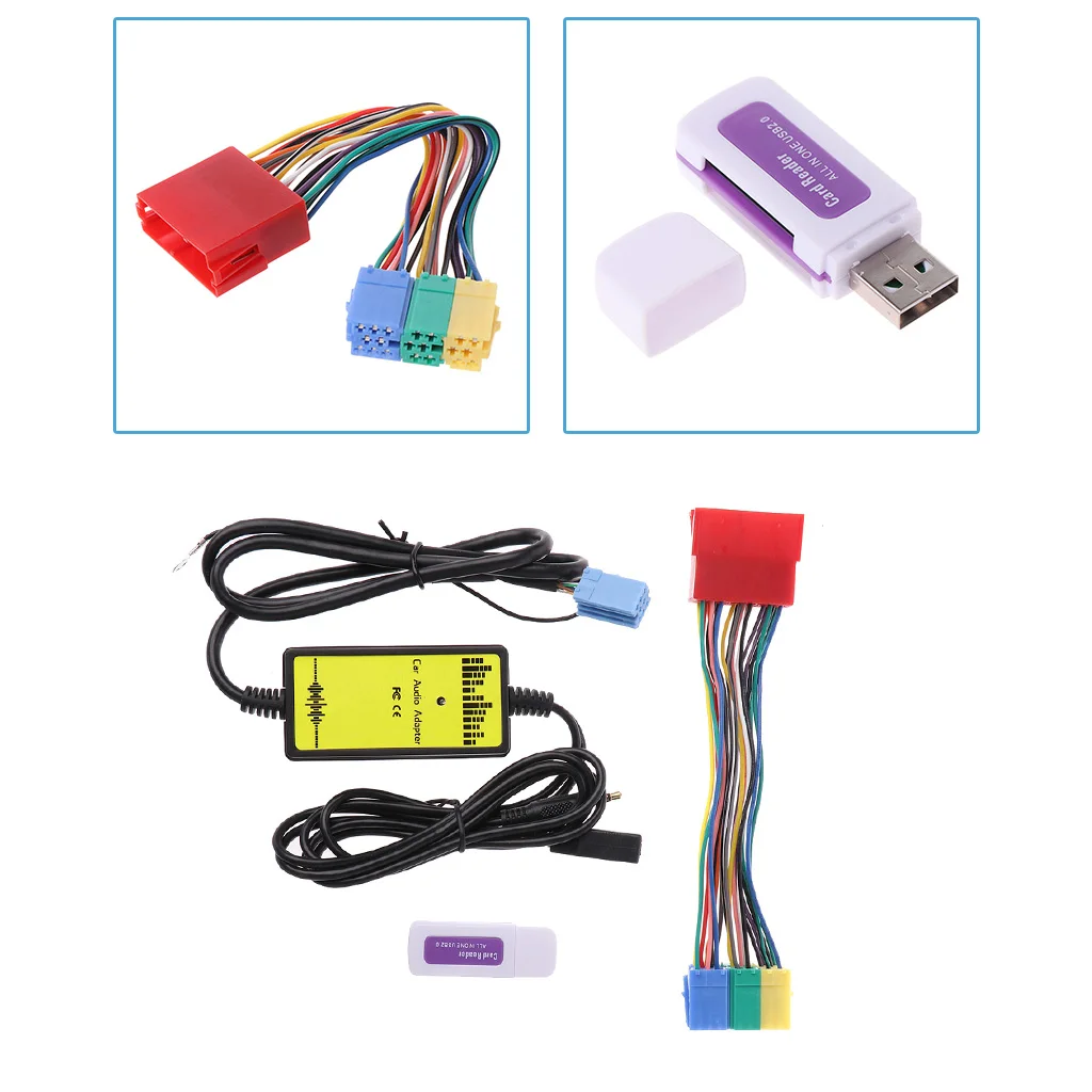  Coche reproductor MP3 Radio interfaz CD cambiador USB SD AUX IN para Audi A2 A4 A6 S6 A8 S8