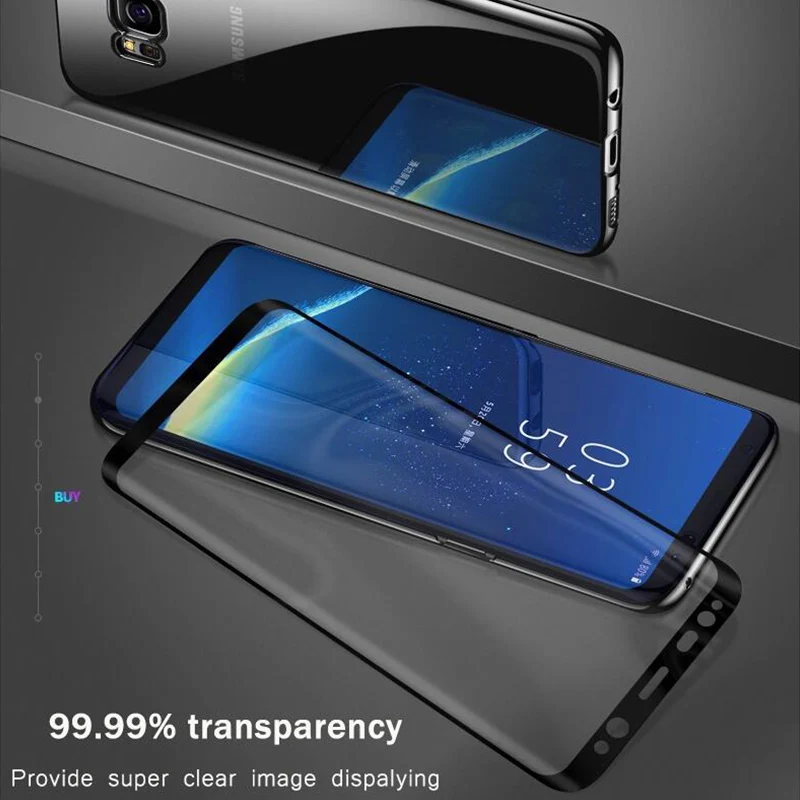 6D полностью изогнутое 5D закаленное стекло для samsung Galaxy S8 S9 Plus 3D Защитная пленка для экрана S6 S7 Edge A6 A8 Plus чехол