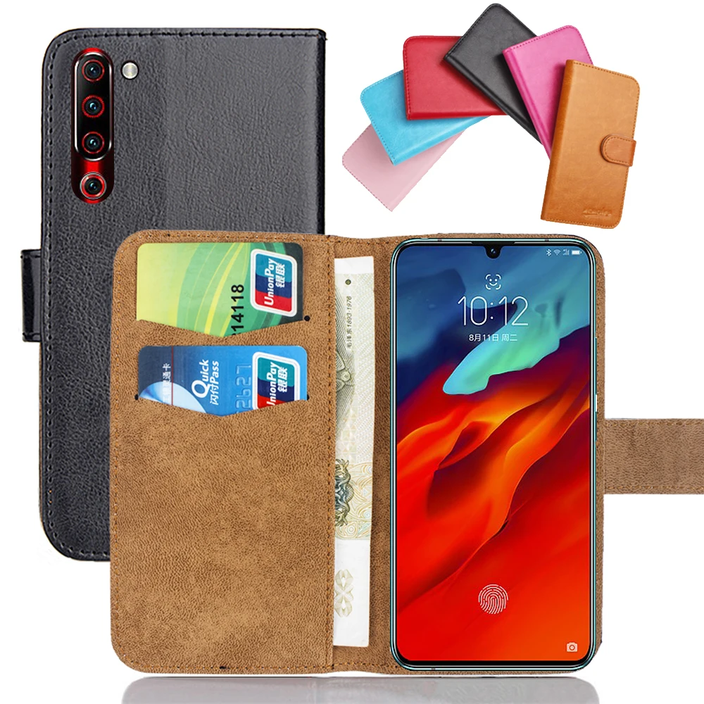 

For Lenovo S5 Pro Case 6 Colors Flip Soft Leather Crazy Horse Phone Cover Stand Function Cases Credit Card Wallet