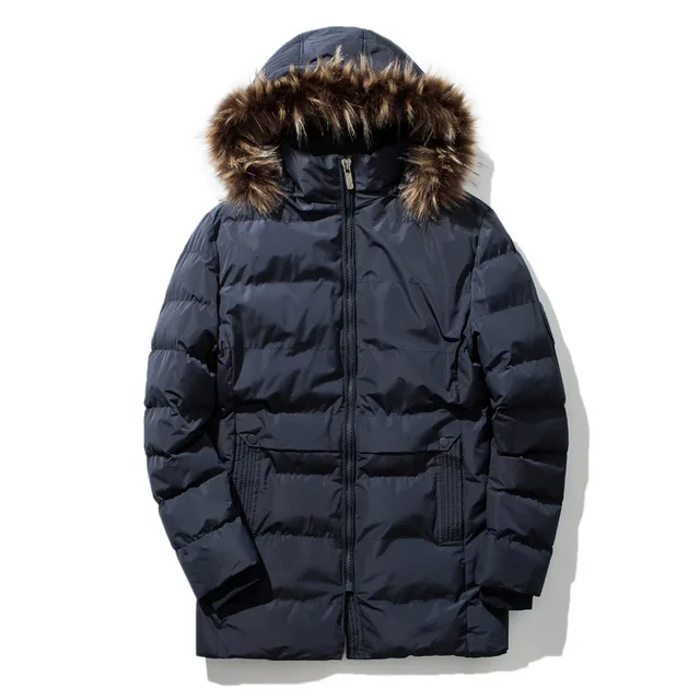 parka homme tres chaude SZYYSD Homme Hiver Chaud Manteaux Parka Hiver Fourrure avec