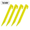 4 Pcs Tent Pegs Plastic Tent Stakes For Sand Beach Tent Lightweight Safety Nylon Materials 19 cm Length Outdoor Camping Hiking ► Photo 1/6