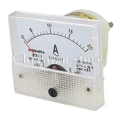 

AC 0-20A Current Amperemeter Analog Panel Meter Ammeter