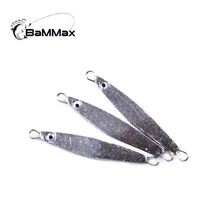 Bammax Metal spinner Lures 2pcs 3.5cm 3g Jig Swimbait Spoon Jigging Shore Cast Iron Artificial Hard Bait Fishing accessories