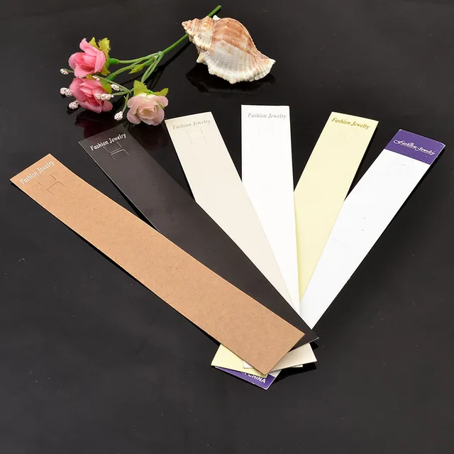 100pcs 3x21cm Jewelry Bracelet Ng White Long Paper Cards Mobile 100pcs 3x21cm Jewelry Bracelet Ng White Long Paper Cards Mobile Phone Card Holder Jewellery Anklet Packaging