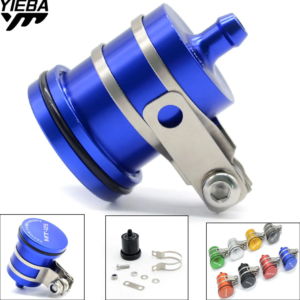 FOR YAMAHA MT-01 MT 01 MT-03 MT 03 MT-125 MT-25 MT-10 YZF Motorcycle Fluid Reservoir Billet Rear Brake Clutch Tank Oil Cup LOGO