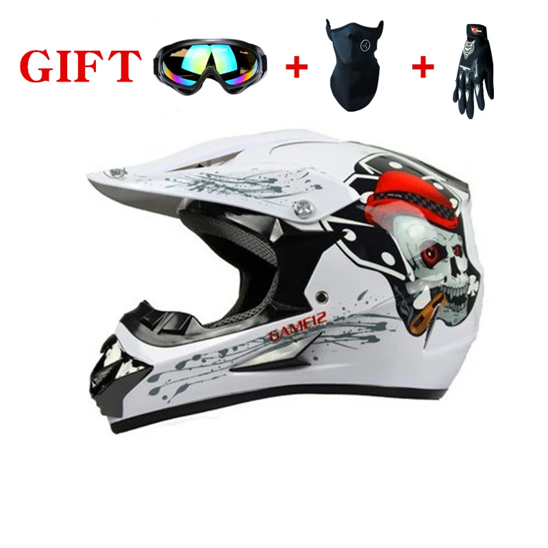 

New Hot High Quality Cartoon Children Motorcycle Helmets with Goggle and Scarf 19 Colors Boy Girl Protective Cycling Casque