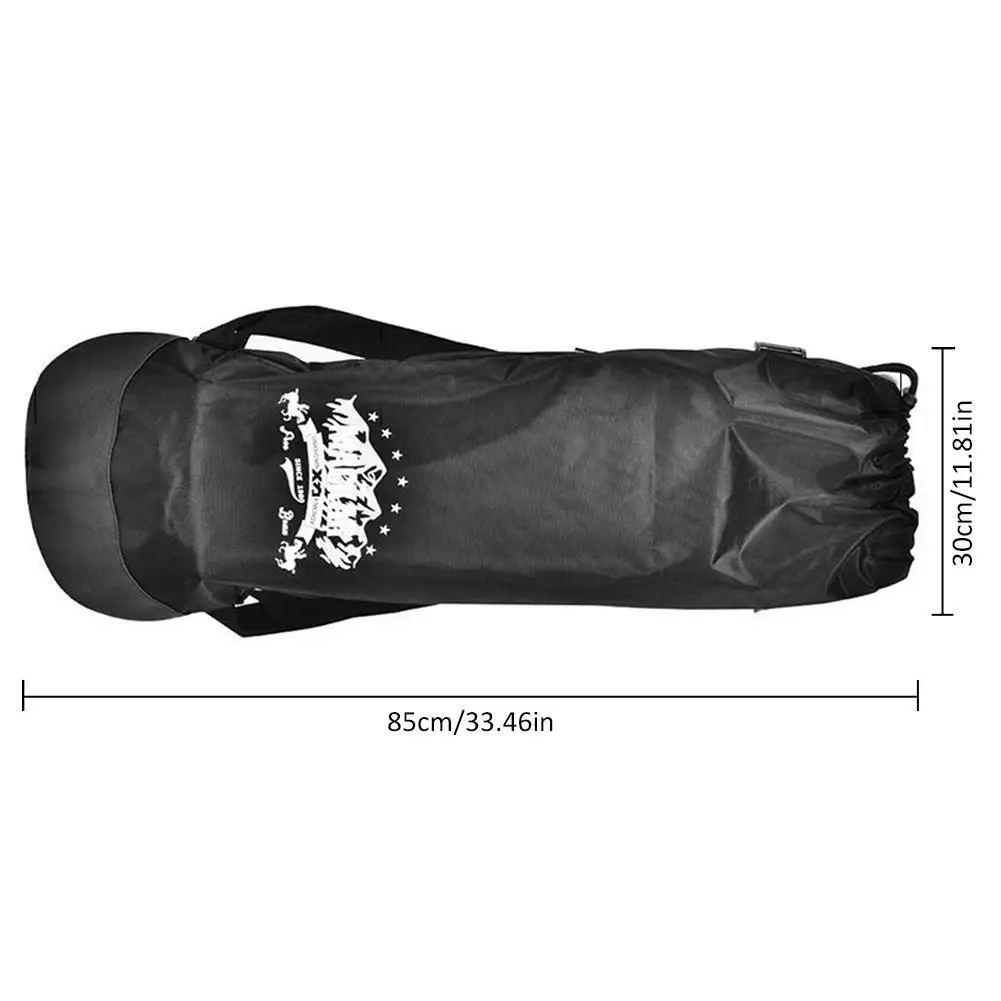 قابل للتعديل الأسود Longboard لوح التزلج على ظهره حقيبة حمل الرقص مجلس الانجراف مجلس السفر Longboard الظهر Shouler الرباط