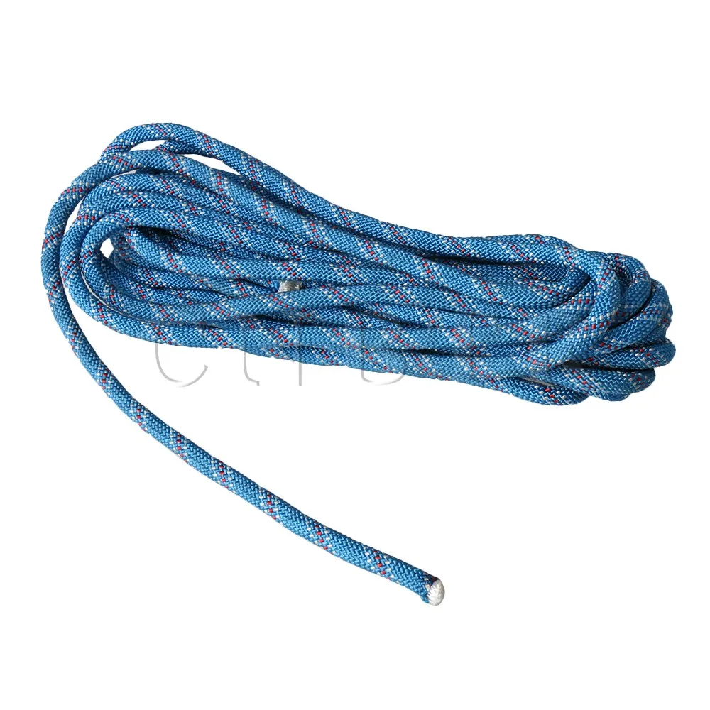 CNBTR 10 Meters Length Rock Climbing Rope 10mm Diameter Outdoor Working Hiking Accessories High Strength Cord Safety Rope