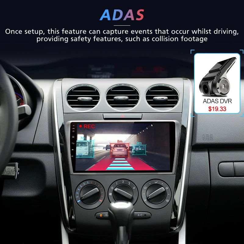 Perfect Junsun V1 2G+32G Android 9.0 DSP Car Radio Multimedia Video Player Navigation GPS For Mazda Cx-7 cx7 2008-2015 2 din DVD stereo 3