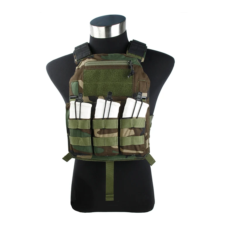 2017 Woodland 500D CORDURA тактическая жилетка без платы из ЭВА | Тематическая одежда и