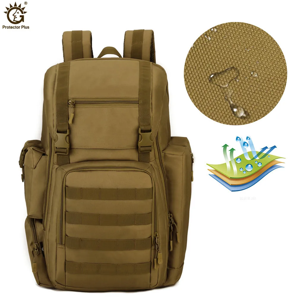 40L 17 Inches laptop Military Tactical Backpack Sport bag Waterproof Nylon Army Molle System for Camping Hiking Climbing