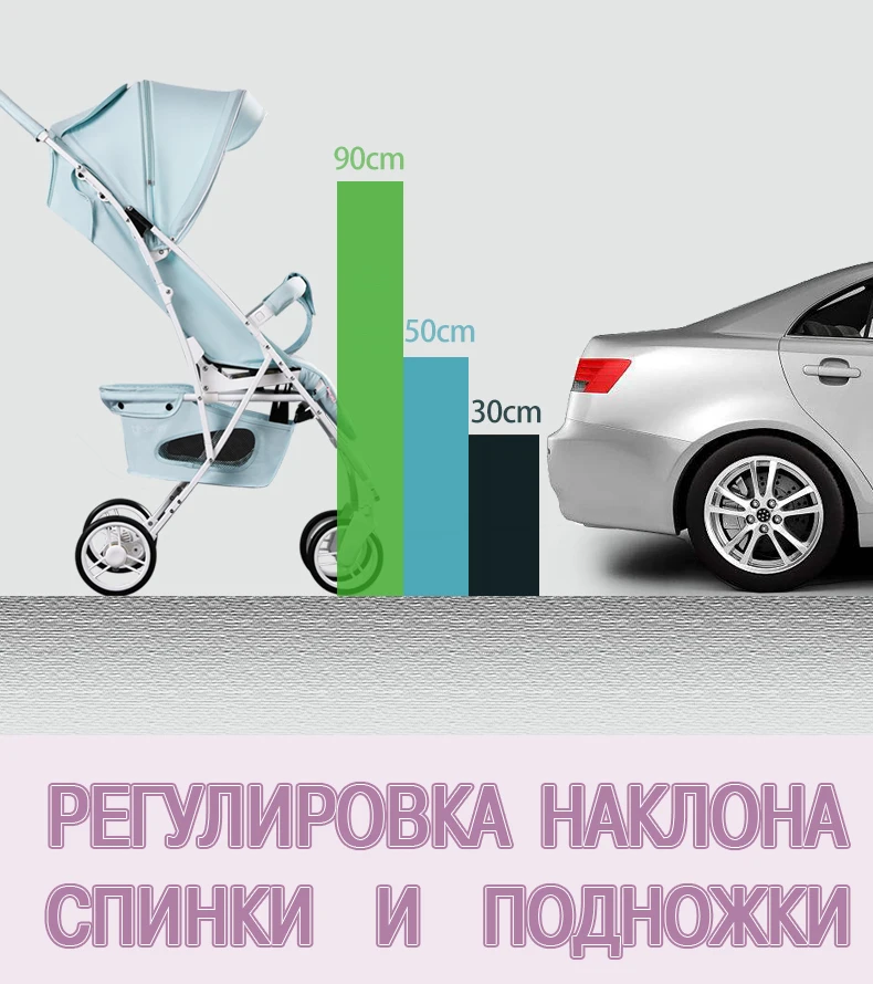Складная детская коляска joyfeel легко переносится на самолете|Легкая коляска| |