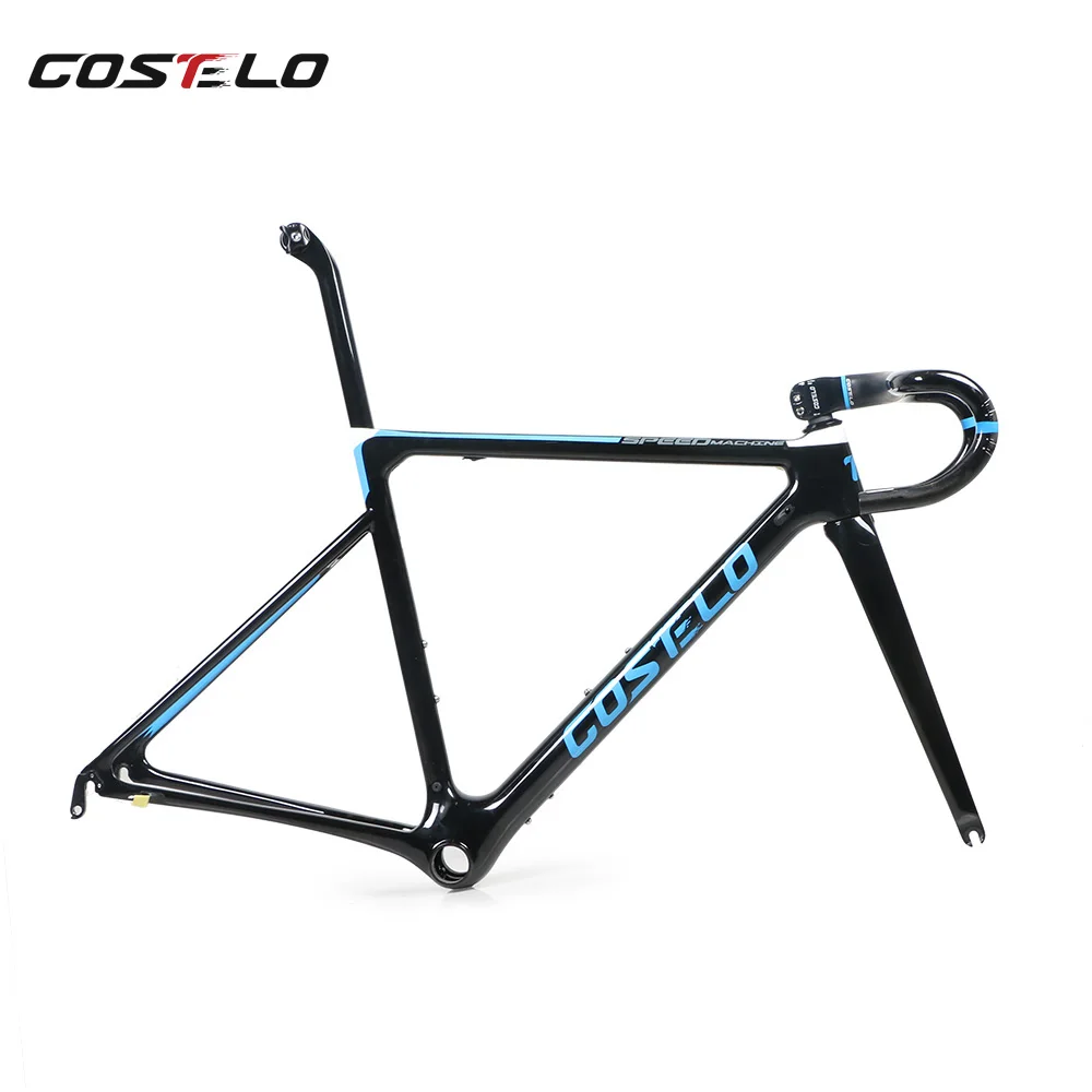 Clearance NEW DISC Costelo Speedmachine1.0 carbon fiber road bike frame with handlebar bicicleta frame carbon fiber bicycle frame 9 Clearance NEW DISC Costelo Speedmachine1.0 carbon fiber road bike frame with handlebar bicicleta frame carbon fiber bicycle frame 9