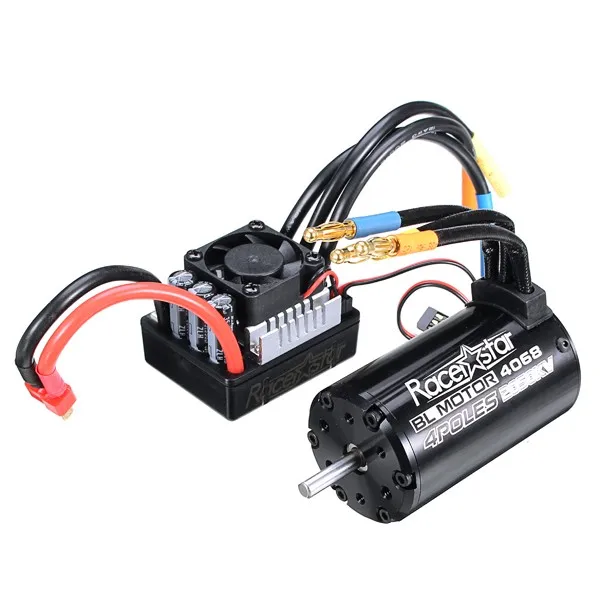 

Racerstar 4068 Brushless Waterproof Sensorless Motor 2050KV 120A ESC For 1/8 Cars RC Car Parts