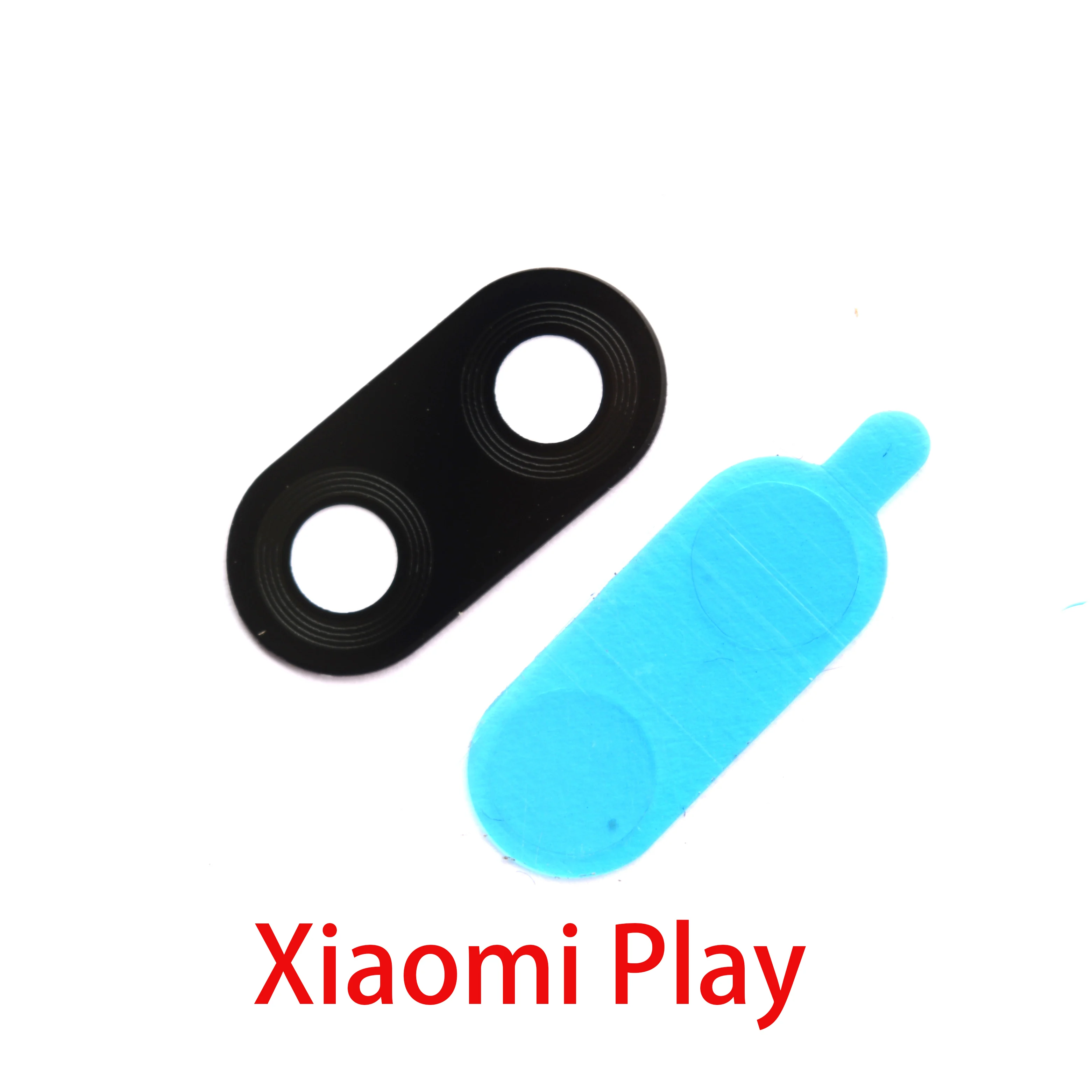 10 шт./компл. для Xiao mi Play mi play glass задняя камера galss lens с наклейкой для Xiaomi mi Play