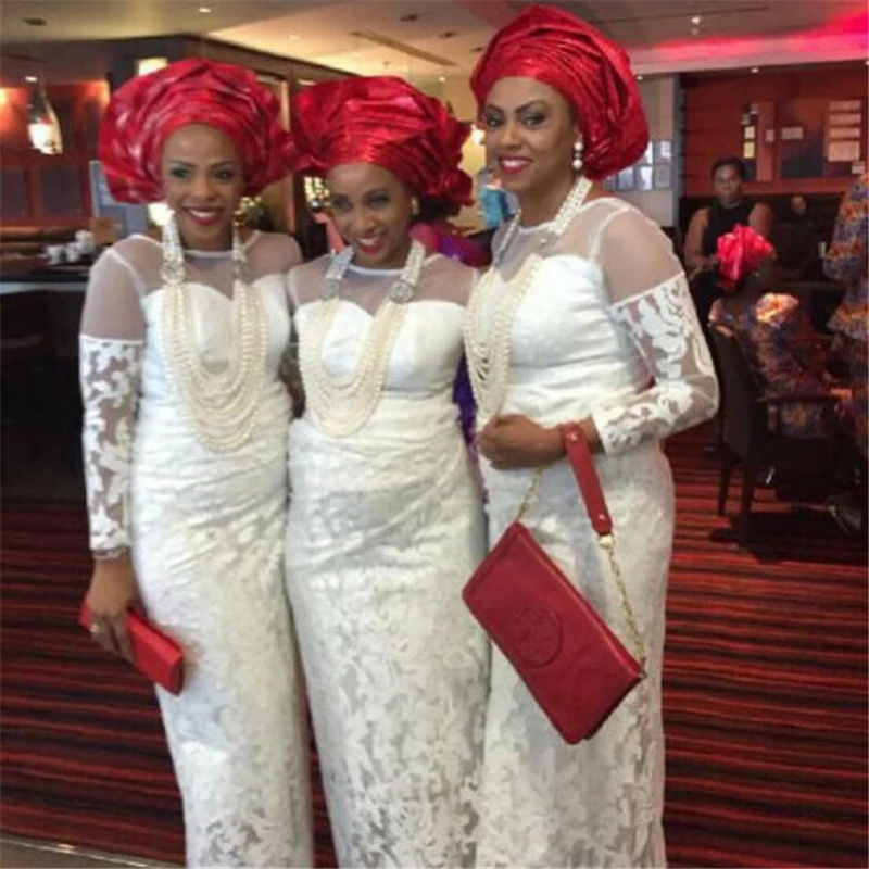 

White Nigerian Lace Fabric for Wedding French Lace / High Quality African Laces Fabric Net 2017 Tulle with Sequin M10185