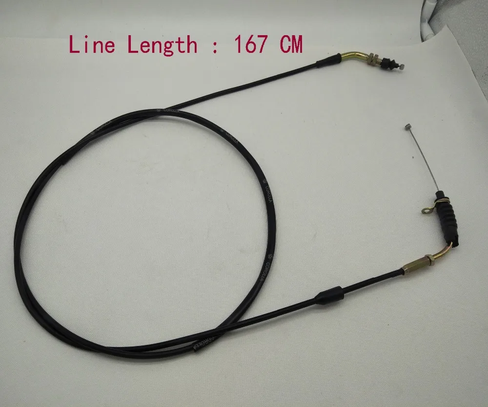 

A360 Motorcycle Gas Throttle Cable Engine Scooter Throttle Cable Gas Cable ZY125 Gas Cable Length Motorbike Throttle Line
