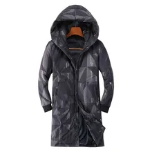 Зимний камуфляж Черная курточка Для мужчин Пальто для будущих мам толстые теплые Повседневное длинное пальто Мужские парки Для мужчин ветрозащитная верхняя одежда с капюшоном Для Мужчин's Мужские парки