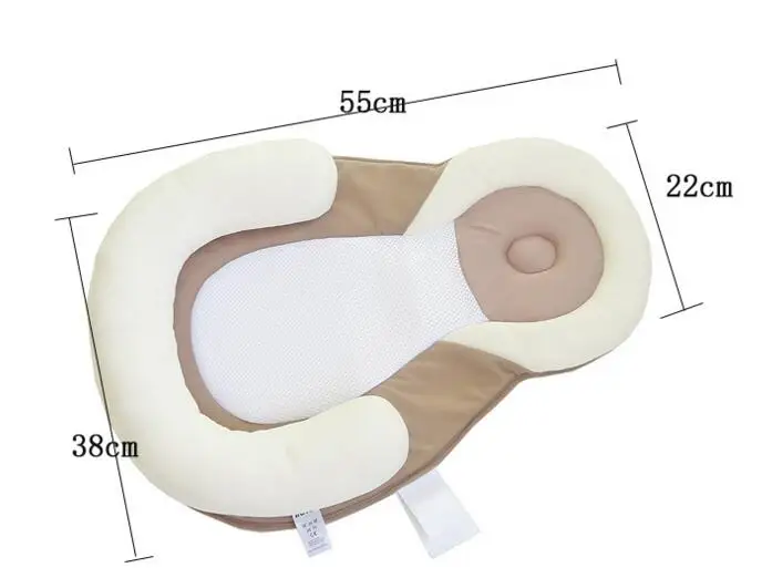 Новорожденный уютный коврик 0-8 месяцев голова качественная Подушка Младенческая позиционирование латексная подушка для младенца спальная подушка