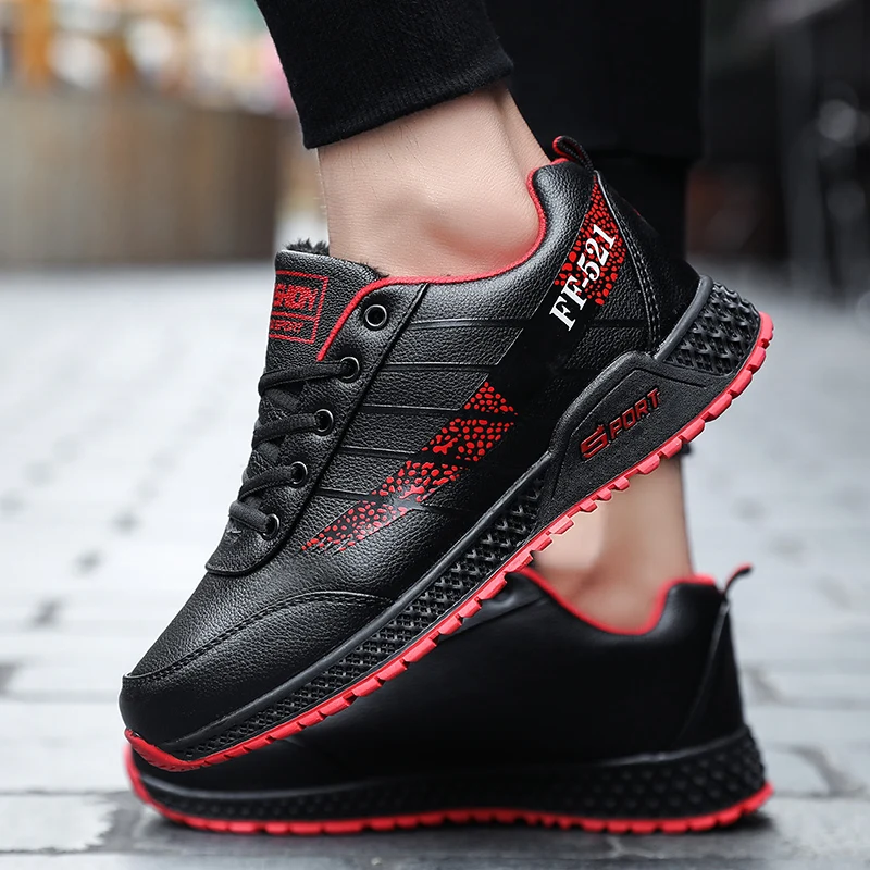 

Casual Shoes Winter Fashion Keep New Warm snow High quality Comfortable Adulte Zapatillas de deporte Men Shoes 2018 size 36-44