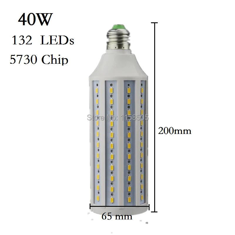 Lâmpadas de Iluminação Nova 40 w 50 w 60 w 80 w 100 w Lâmpada Led E27 B22 E40 E26 110 v 220 v Milho Lustre Pendente Lampada Teto Spot Luz 5 China e40 ceramic lamp holder Suppliers