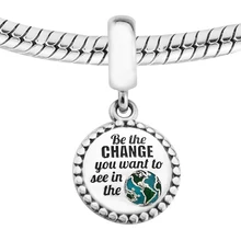 DIY бусины для изготовления ювелирных изделий из стерлингового серебра-ювелирные изделия быть изменение Висячие бусины Подвески Серебро 925 Berloque Perles женщины