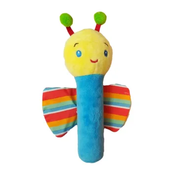 

Newborn Infant Baby Soft Plush Toy Lovely Cute Animal Doll Bed Hanging Plush Rattle Teething Toy