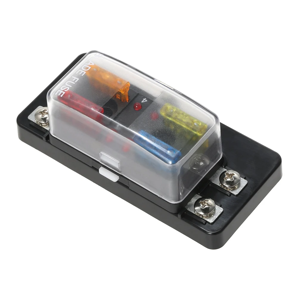 Блок предохранителей со светодиодным индикатором 12 В 24 В|fuse box|blade fuse boxfuse box 4 way |