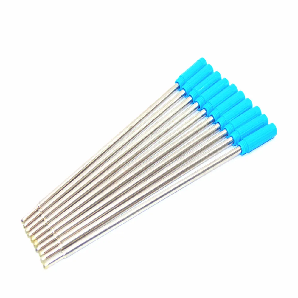 

10pcs Standard Blue Ballpoint pen Refill Medium nib New Suitable for all types of my shop and market