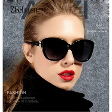 ZBHwish2017-gafas De Sol con flores para mujer, anteojos De Sol femeninos De marca De diseñador, Retro, UV400