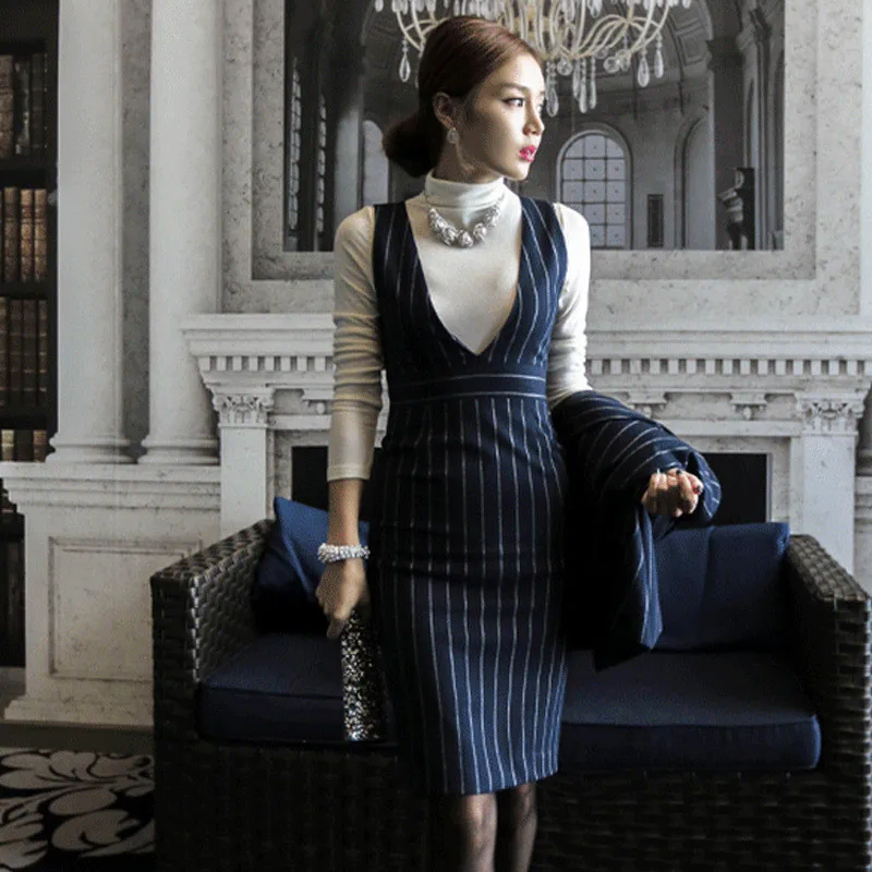 2 шт. Женский офисный костюм блейзер в полоску 3 цвета|dress suit|dress suit womanformal dress suits women