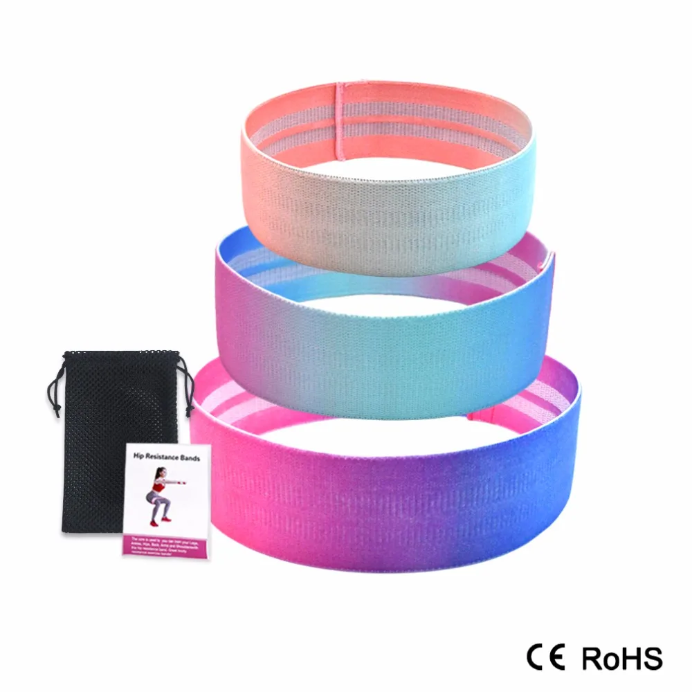 

Hip Resistance Bands Booty Circles to Activate Legs and Butt Squat Bands Fabric Non Slip Bands for Glutes Thighs and Leg Workout