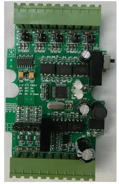 Free Shipping! 1pc 0-20MA / 4-20MA / 0-5V / 0-10V analog input acquisition module RS485 MODBUS