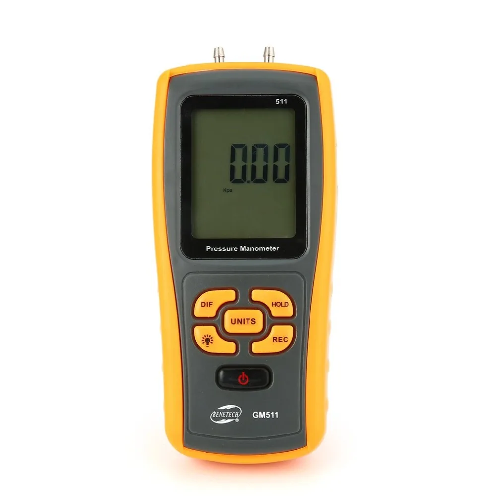 

digital pressure gauge High precision GM511 micro-pressure gauge differential pressure manometer air pressure gauge