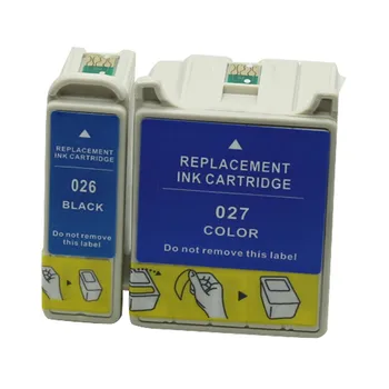 

T026 T027 Ink Cartridges Compatible For Epson Printer Cartridge 026 027 Stylus Photo C50 810 820 830 830U 925 935 Printer Inkjet