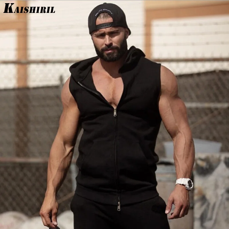 Hoodies Men Zipper Streetwear Casual Black Mens Hoodie And Sweatshirts Men Plus Size Hip Hop Short Sleeves Hoody