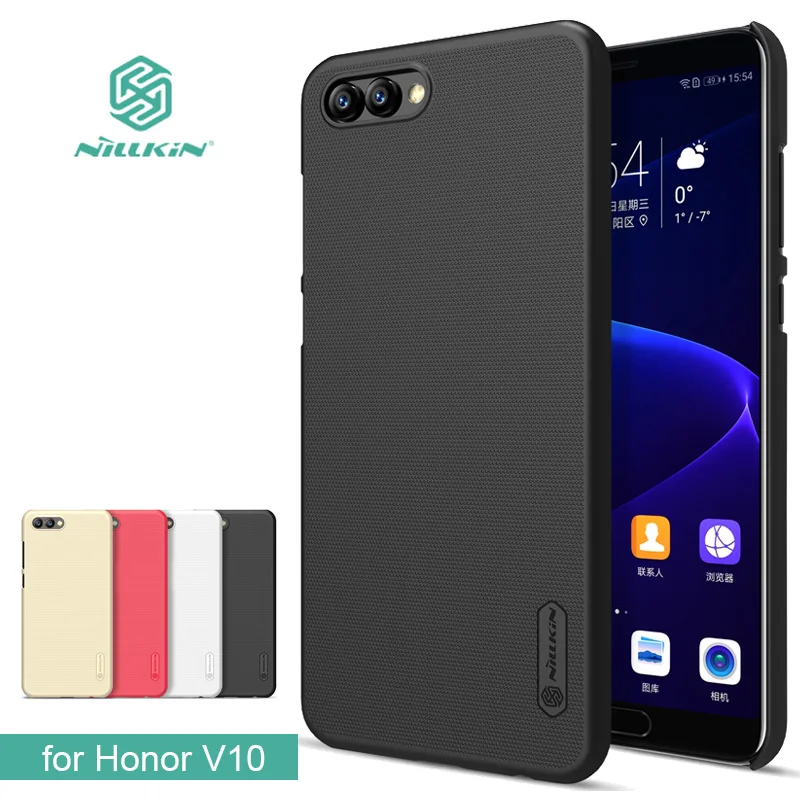 Для Huawei Honor V10 чехол Nillkin Супер Матовый щит жесткая задняя панель из поликарбоната