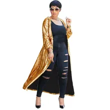 Gold Sequin Cardigan Coat Women Fashion Long Sleeve Open Front Sparkly Long Cardigan Glitter Club Party Trench Coat for Women Gold Sequin Cardigan Coat Women Fashion Long Sleeve Open Front Sparkly Long Cardigan Glitter Club Party Trench Coat for Women