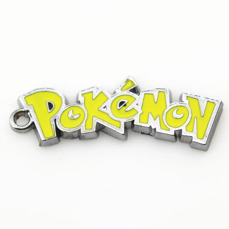 2016 New 20pcs/lot Pokemon symbol dangle charms hanging charms bracelet