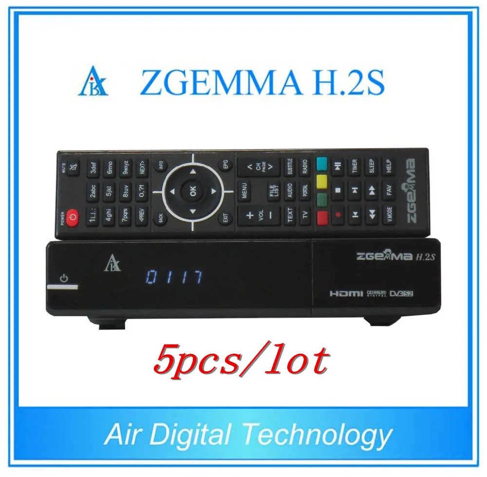 5pcs/lot Full Official TV Channels Smart Zgemma H.2S FTA Satellite