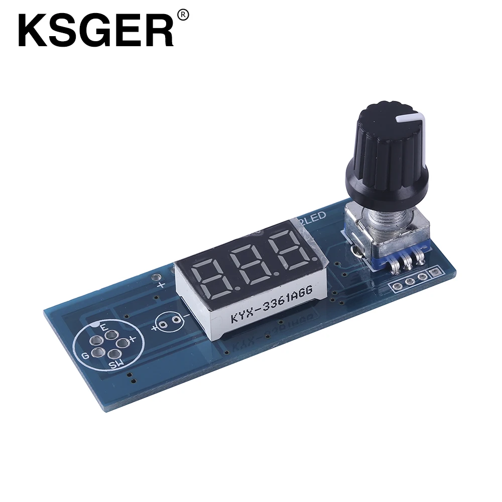 KSGER T12 DIY паяльная станция STC светодиодные наборы GX12 5PIN цифровой регулятор