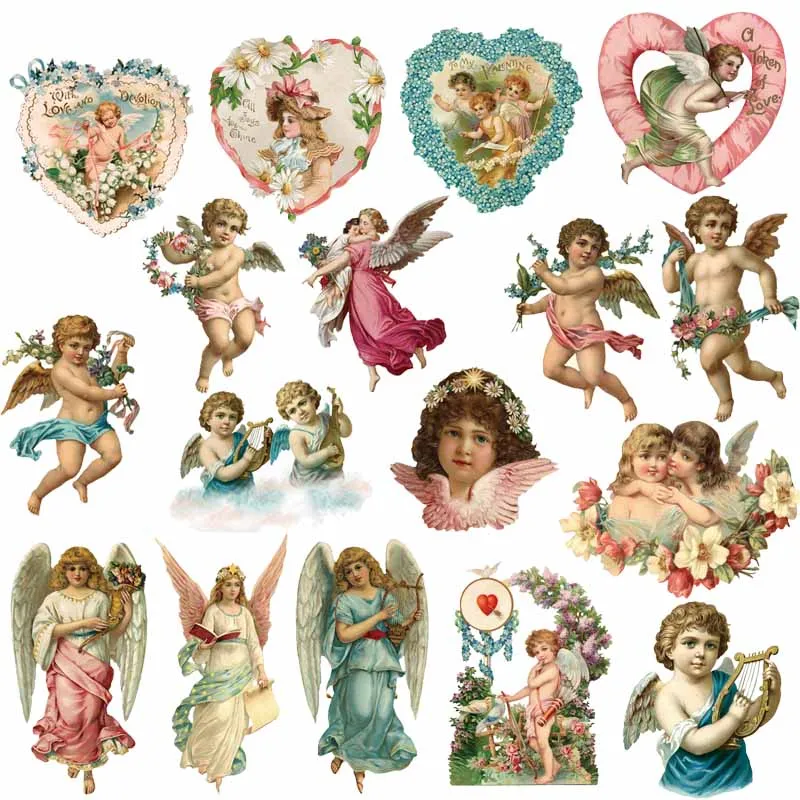 

Iron on Angel Patches for Kids Clothing DIY T-shirt Dresses Applique Heat Transfer Vinyl Washable wings Stickers Thermal Press