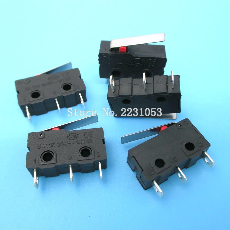 Details about / 10 PCS//LOT Limit Switch 3 Pin N//O N//C High quality and long life All 5A 250VAC K
