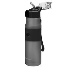 BPA-Free 600 мл Спортивная бутылка с соломинкой герметичная откидная бутылка для воды для путешествий на открытом воздухе снаряжение для походов, скалолазания