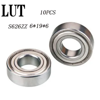 

S626ZZ S626 10PCS SB626 6x19x6mm Stainless Steel Bearing 626 6*19*6 Free shipping Free