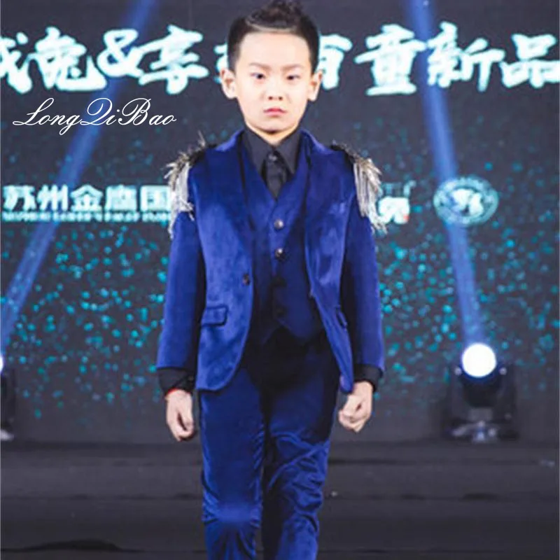 

Baby Kids Blazers Vests Suit for Prom Daily Casual Jacket Single Breasted Children's Clothing Flower Boy Custumes for Wedding