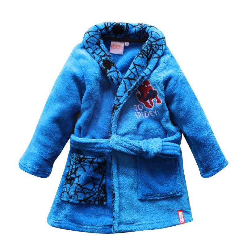 clearance sale! coral fleece kids/children/boys/girls cartoon robe, sleepwear pajamas, bathrobe, baby/toddler's robe(MOQ: 1pc)