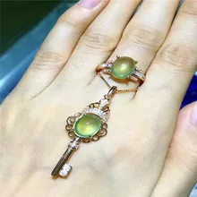 Чистый натуральный тендер винограда камень кольцо стерлингового серебра 925 инкрустация